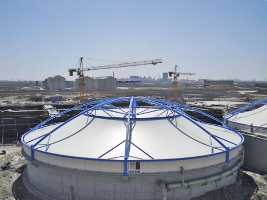梧州市污水池加盖膜结构建造 - 一站式服务
